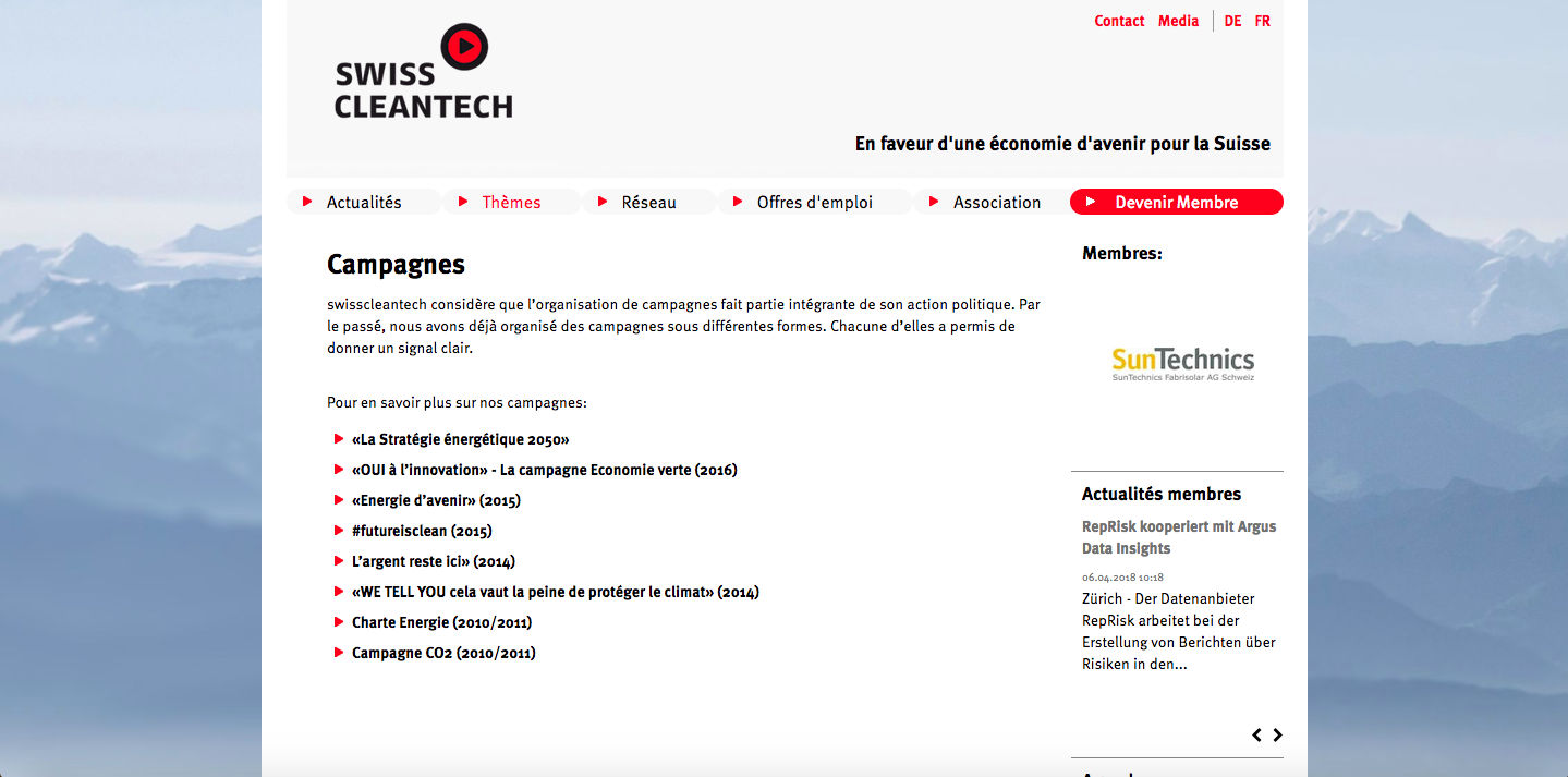 Swiss Cleantech